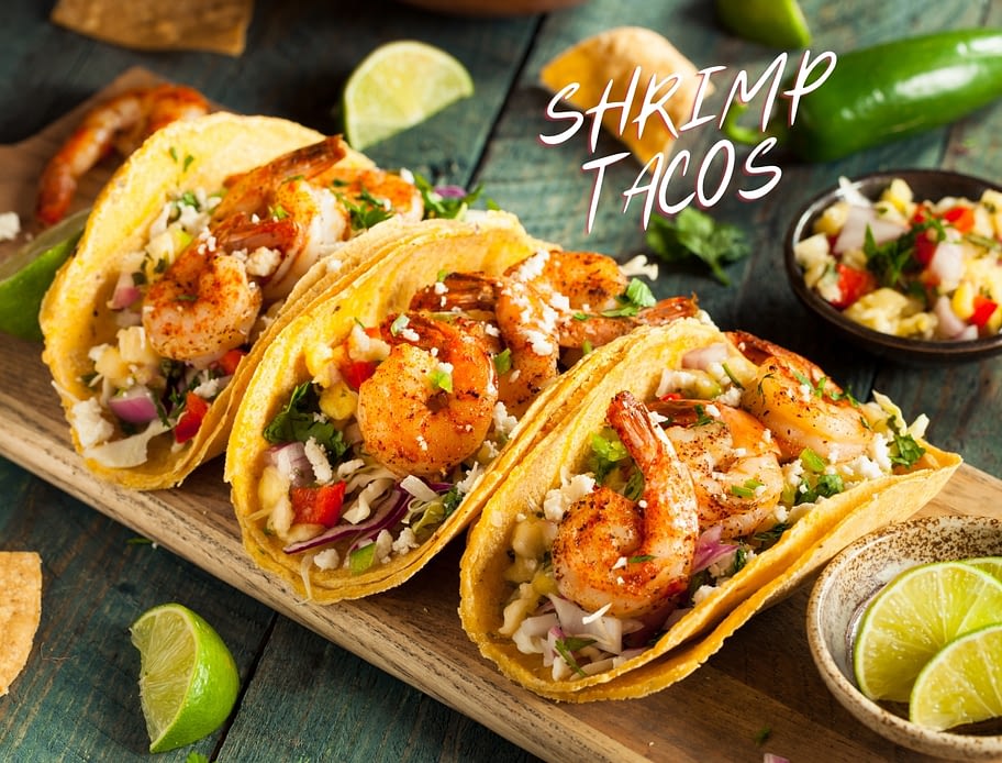 Shrimp Tacos With Slaw